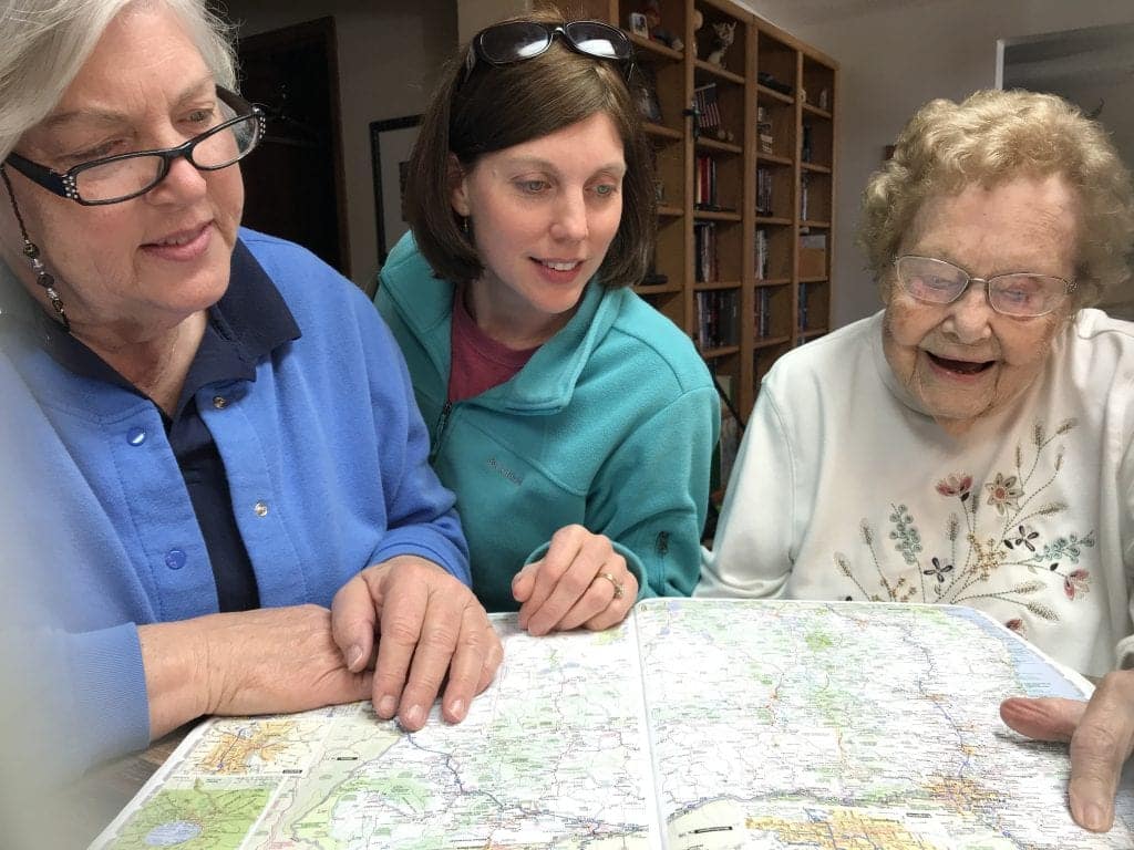 trip planning mom sharon grandma