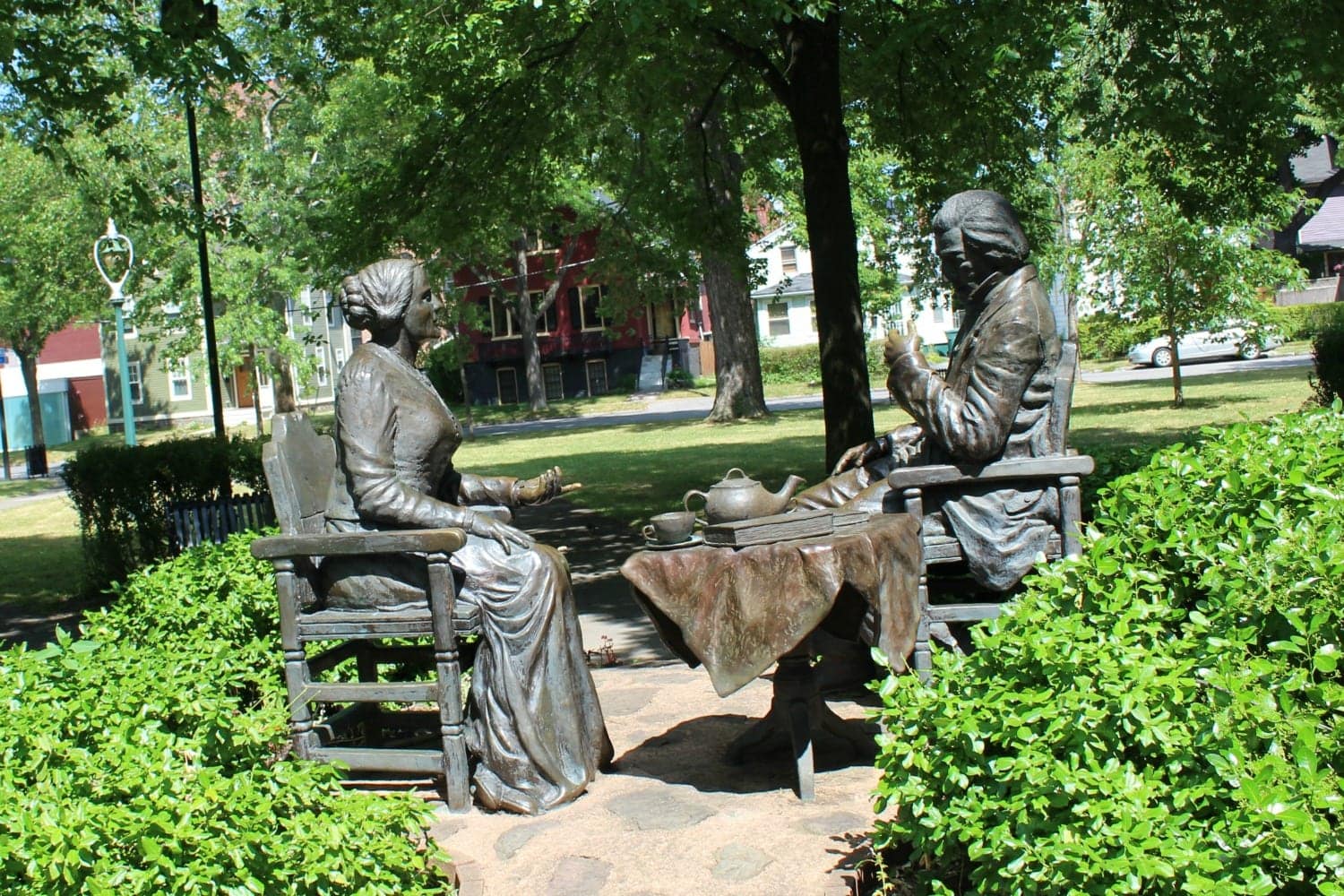Learning about Susan B Anthony: Rochester NY