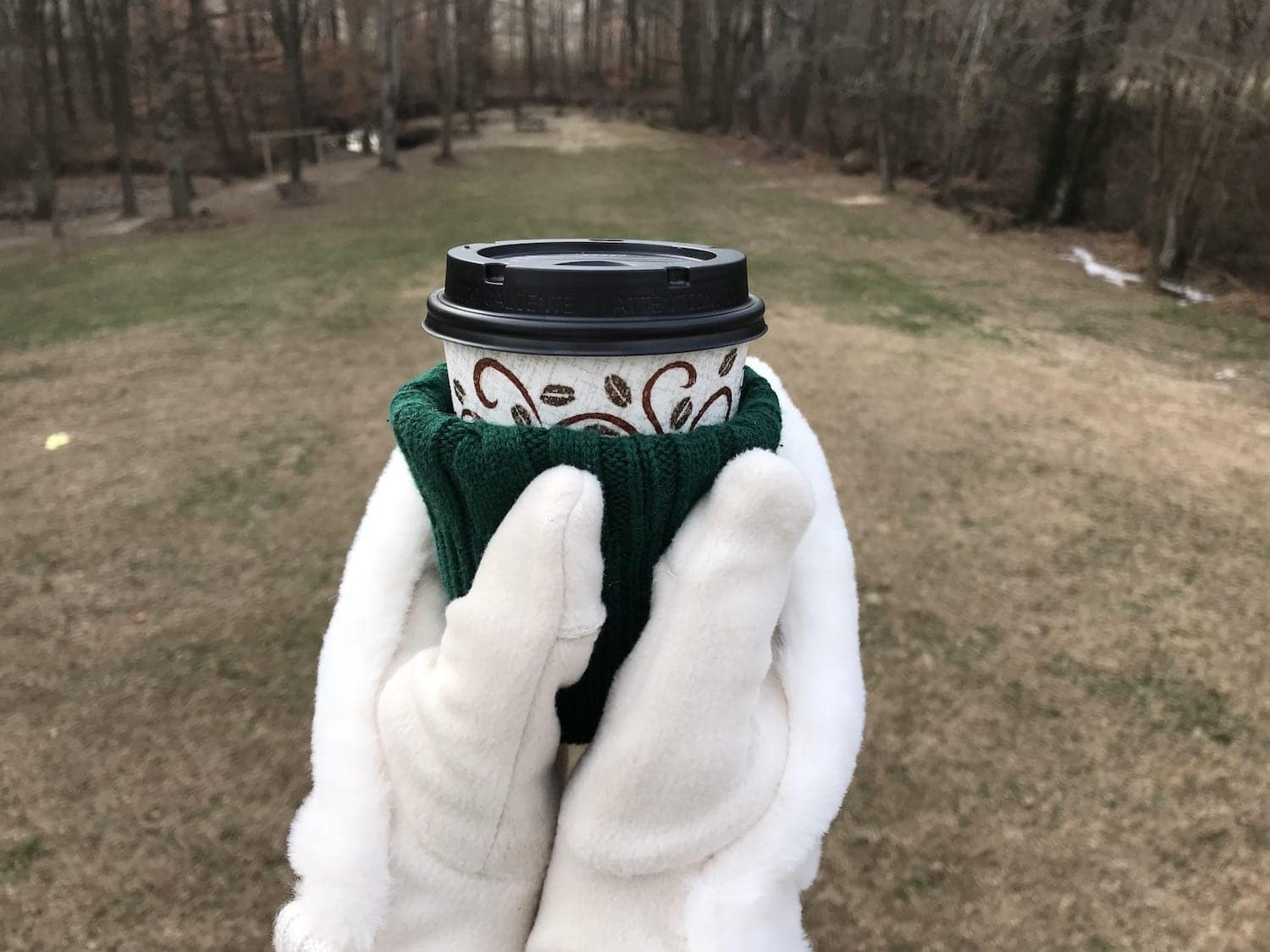 sweater cup coozie