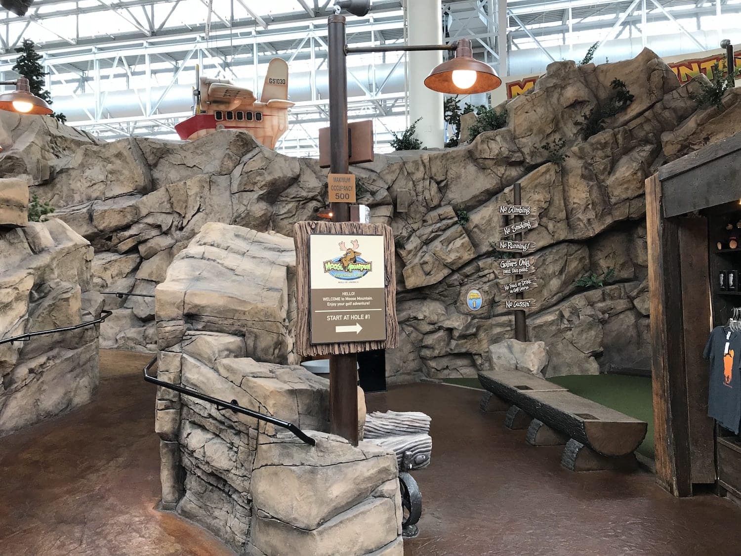 Moose Mountain Adventure Golf Mall of America Minnesota