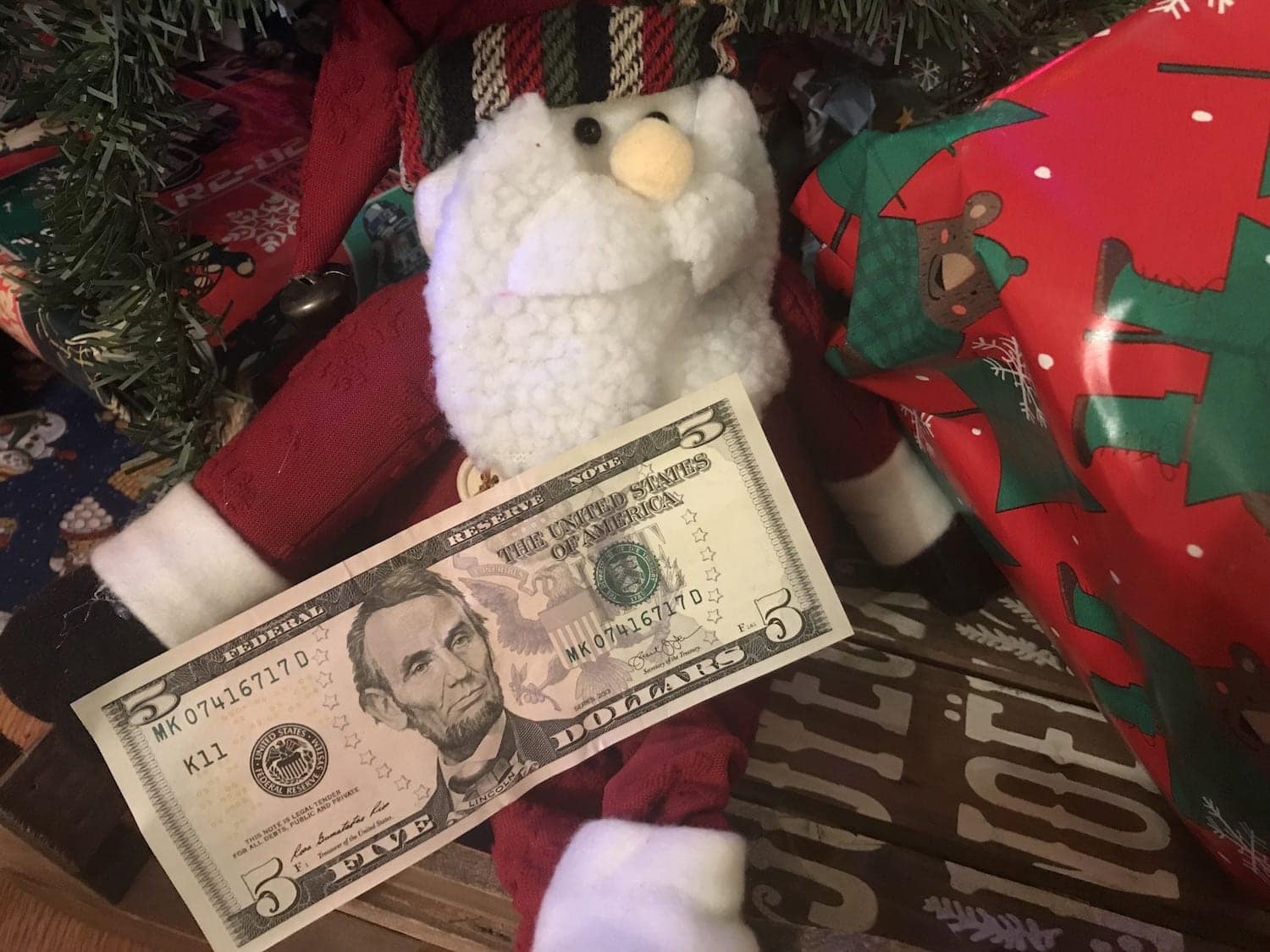 Five Dollar Christmas Gift Family Tradition