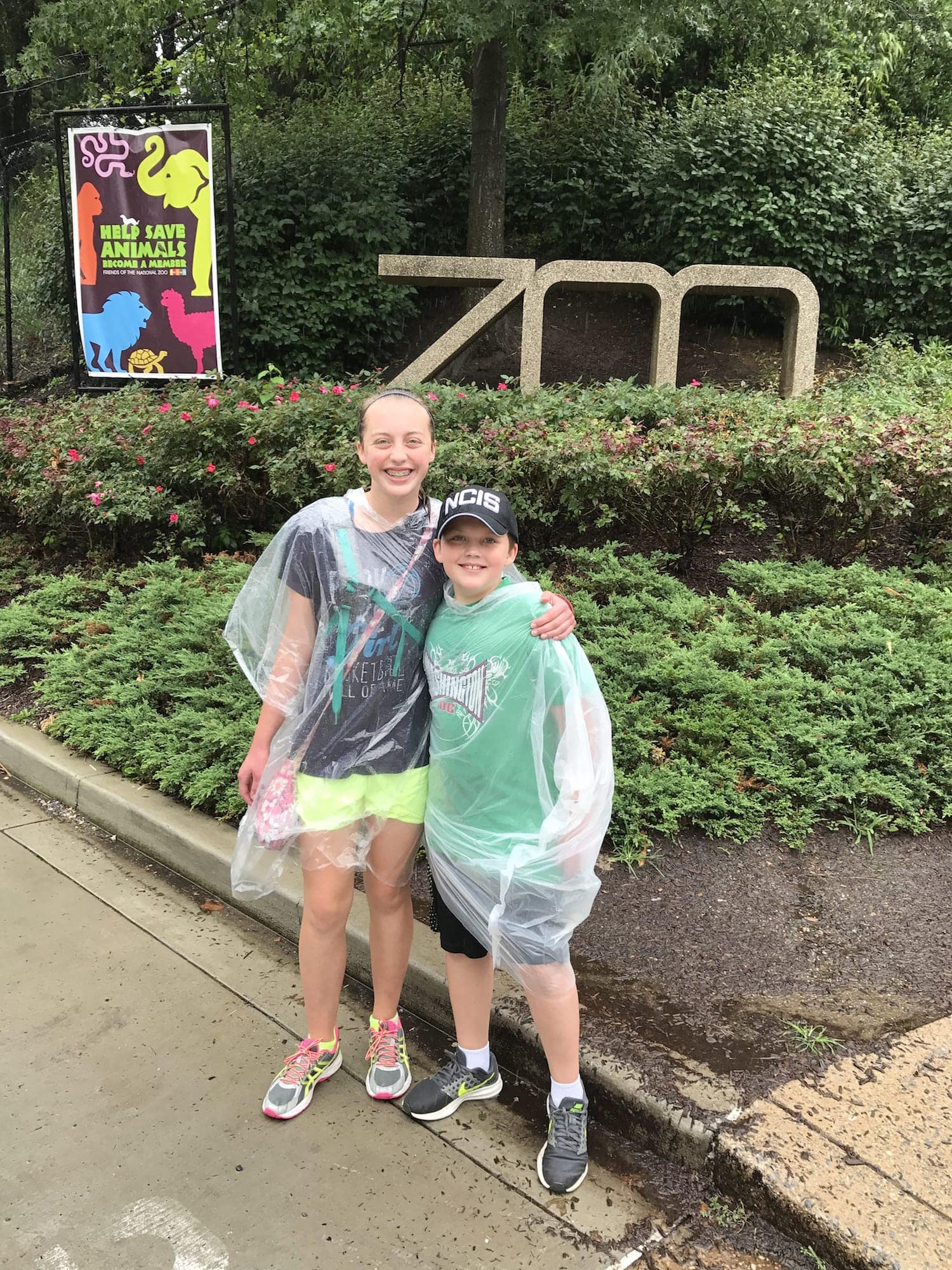 Smithsonian Zoo in the rain - Washington DC