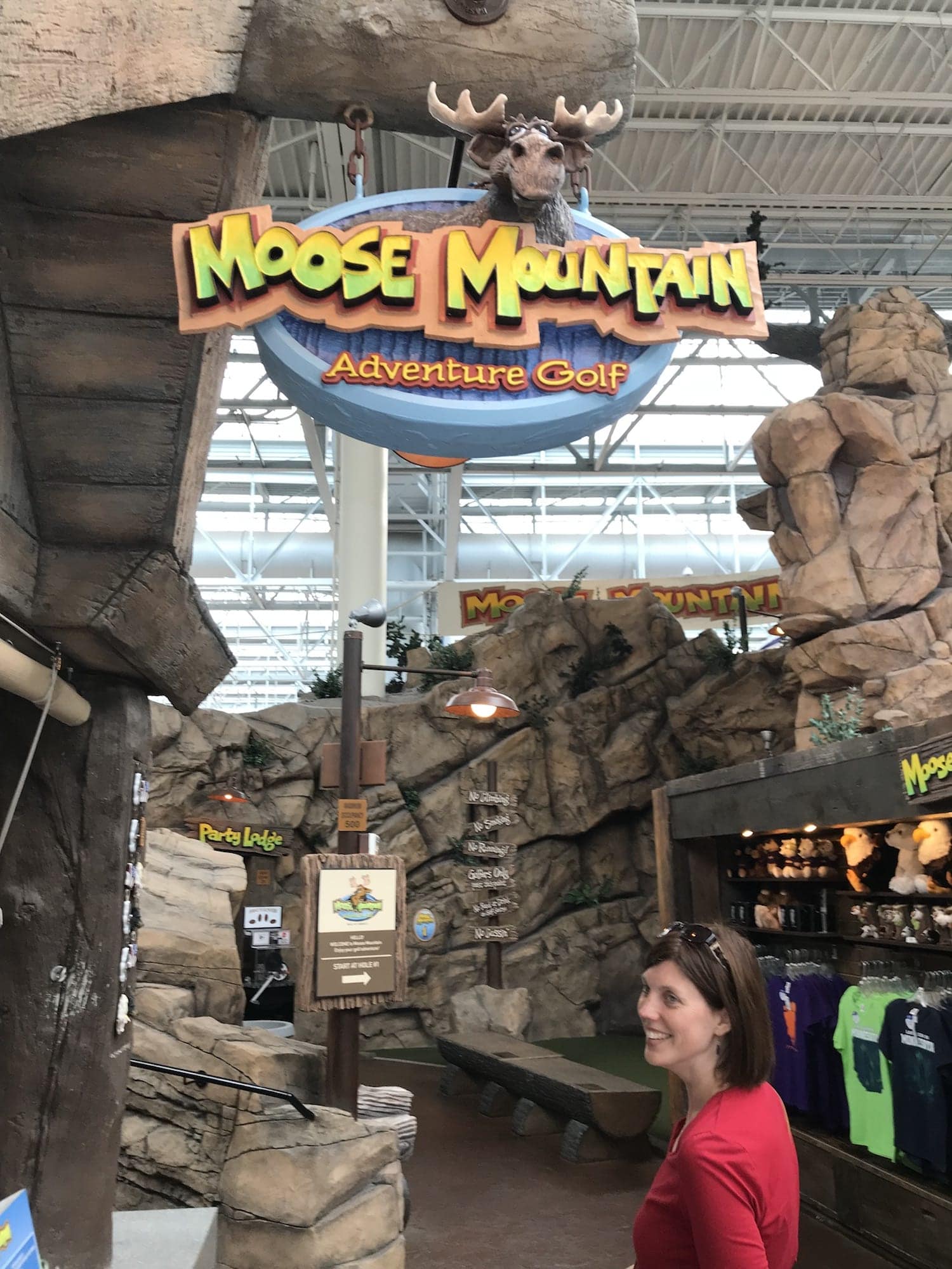 Moose Mountain Adventure Golf Mall of America Minnesota