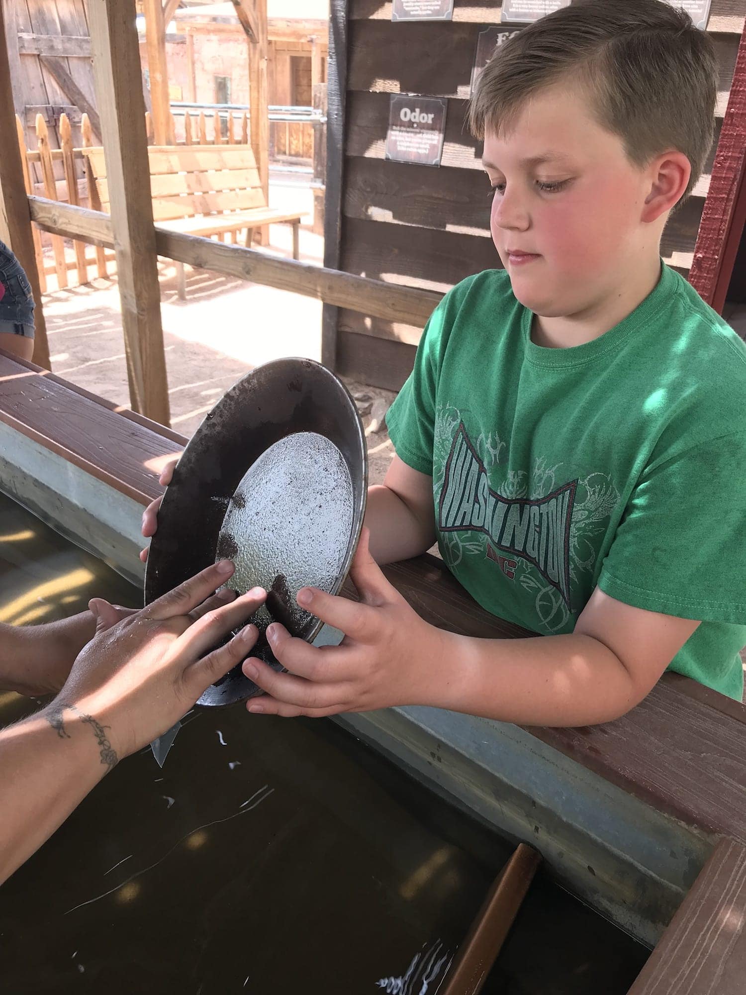 Gold Panning Calico Ghost Town