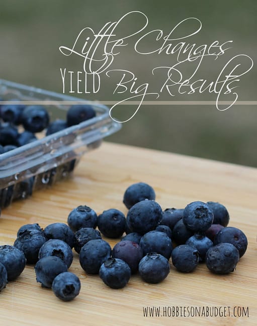 little changes yield big results