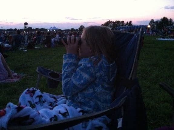 Binoculars bring the action up close!