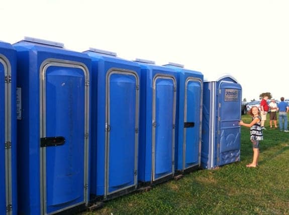 Outdoor Concert Restrooms
