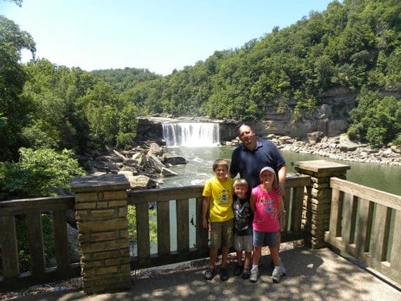 cumberland falls with dad