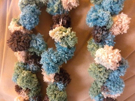 A Single Crochet Pomp-A-Doodle Scarf