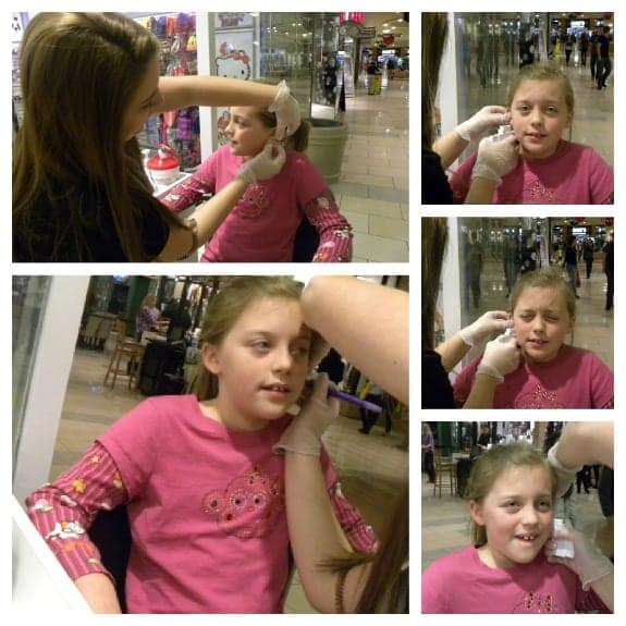 ear collage getting your ears pierced