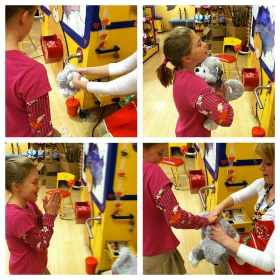 stuffing collage Build a Bear on a Budget