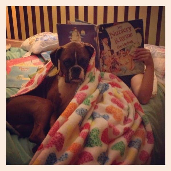 lara child dog reading_tn