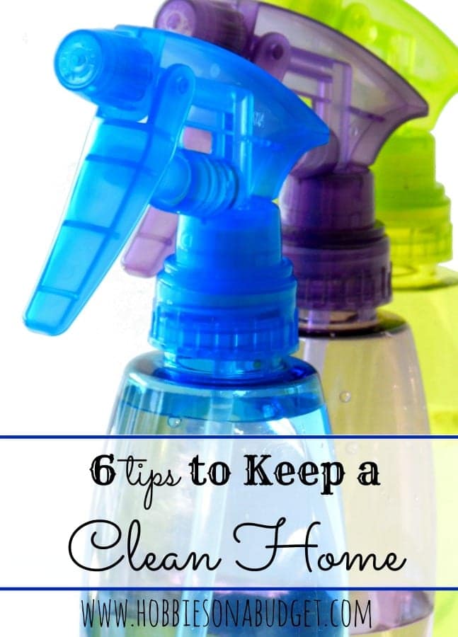 6 Tips to keep a clean home