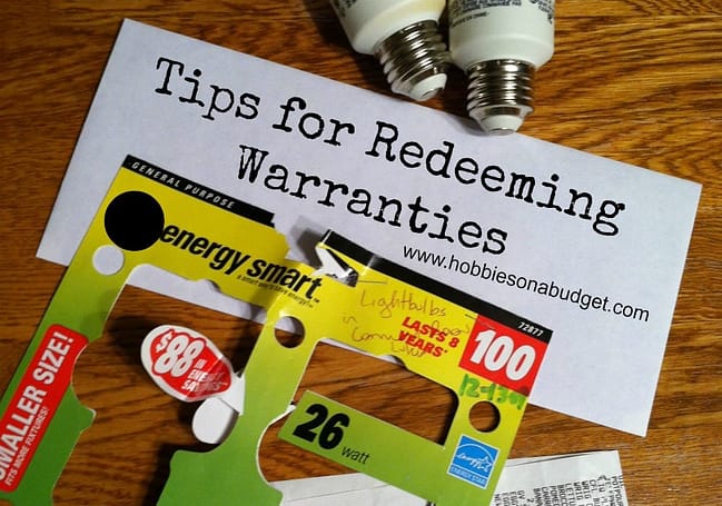 redeeming warranties