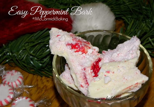 easy peppermint bark #mccormickbaking