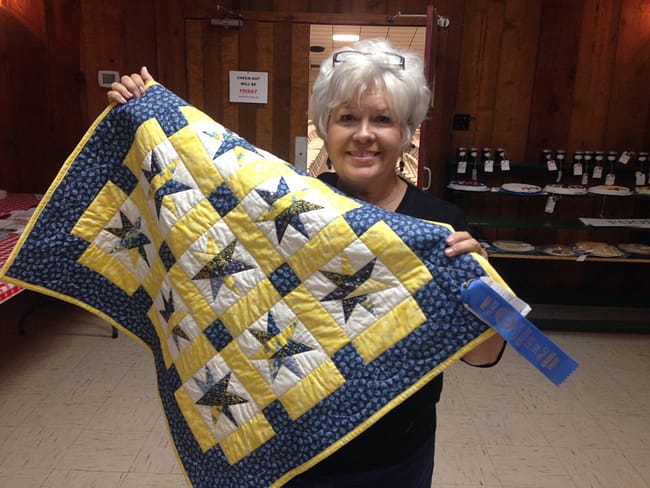 Paper Piecing Quilt by Anne