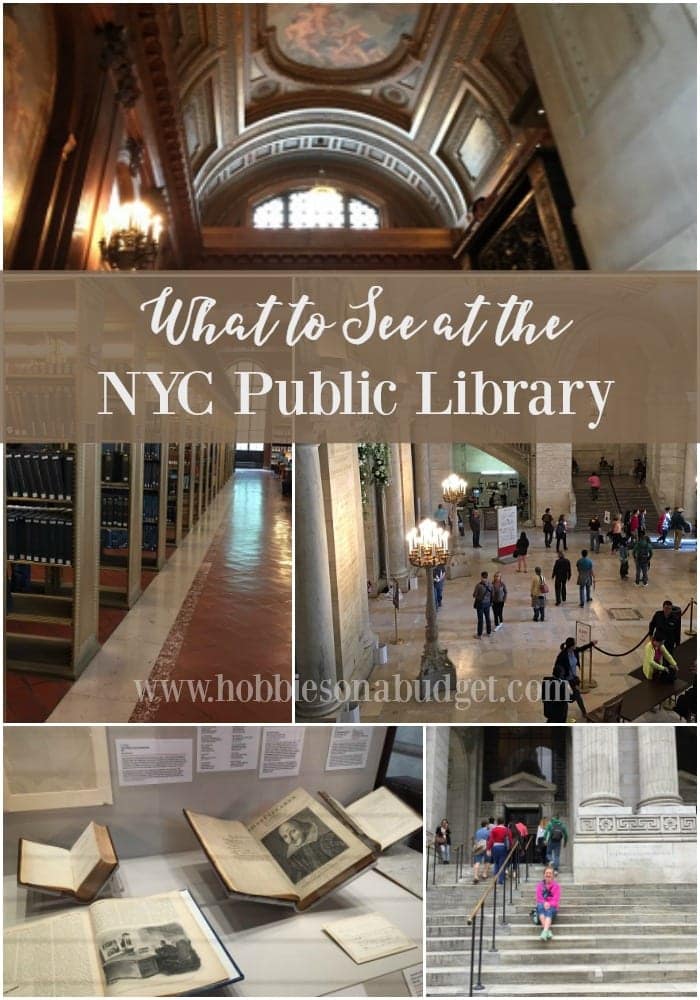 what to see at the NYC Public Library
