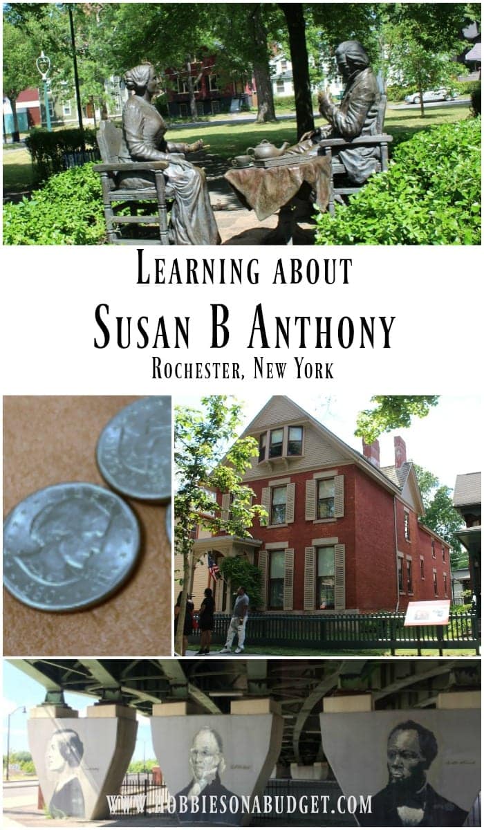 Learning about Susan B Anthony: Rochester NY