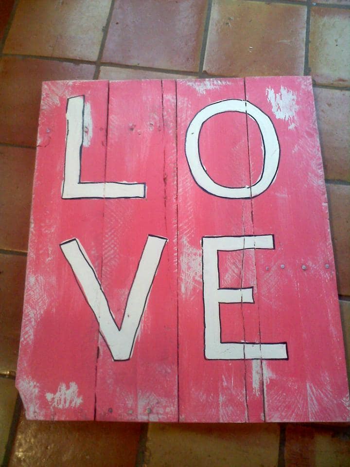 Pallet sign