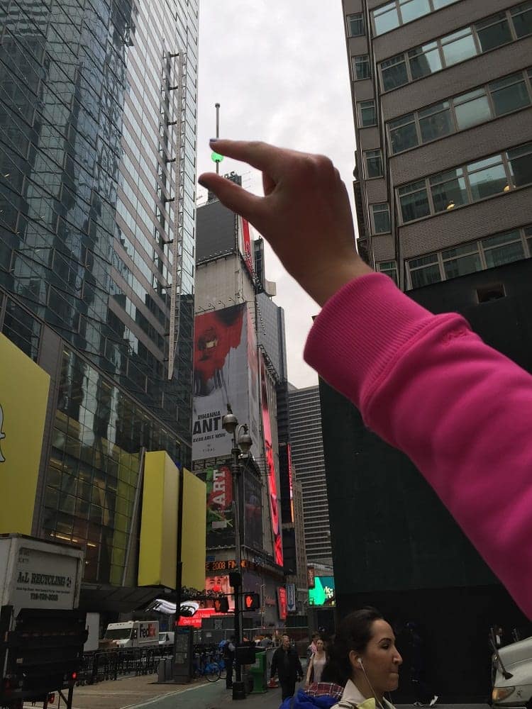 nyc ball altered perspective