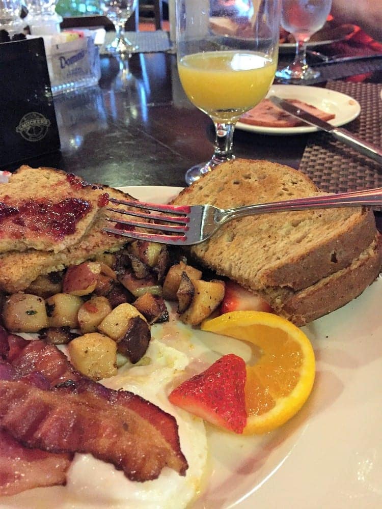 Breakfast at the Sheraton