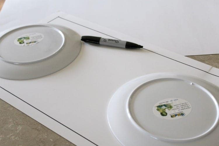 white basketball court