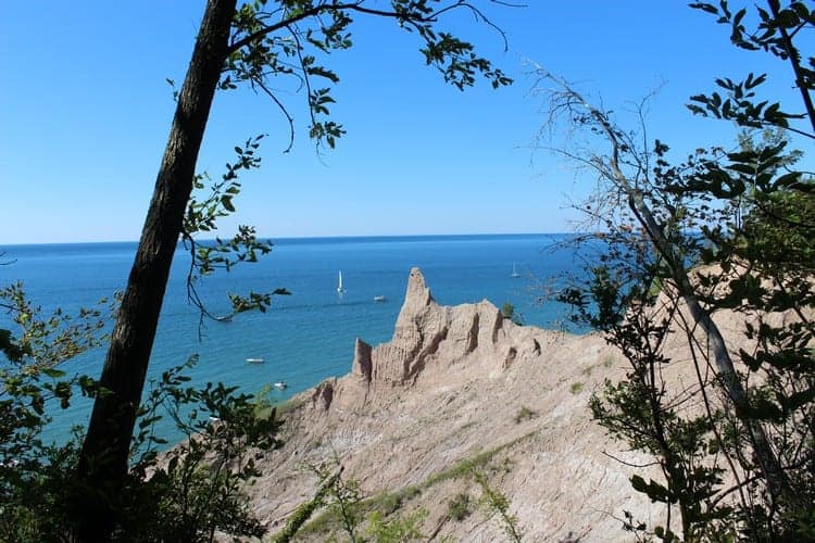 Chimney Bluffs State Park Lake Ontario