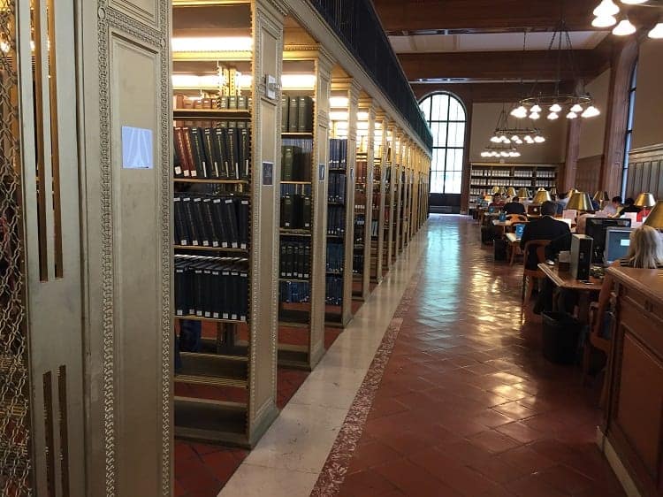 NYC public library research