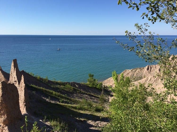 Chimney Bluffs State Park Lake Ontario