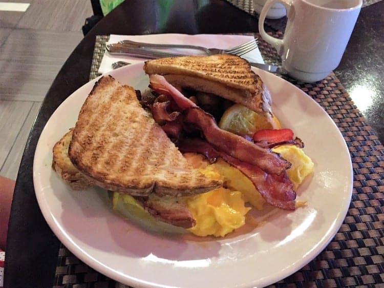 breakfast at the Sheraton