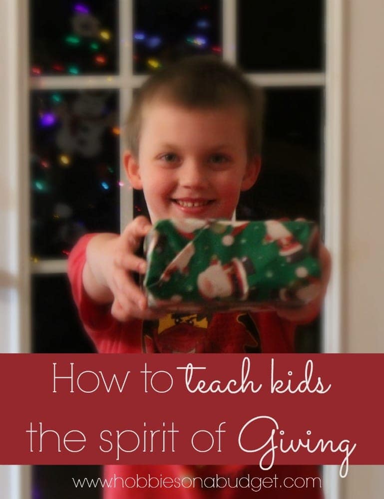 How to teach kids the spirit of giving