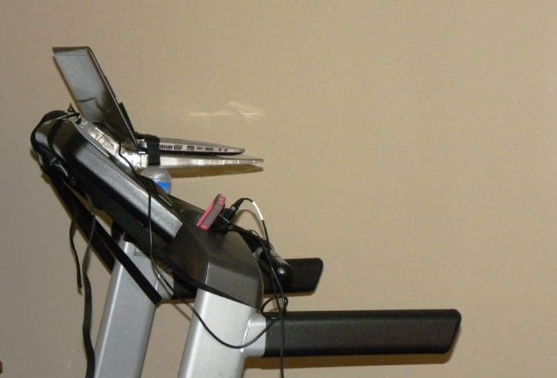 surfshelf on treadmill
