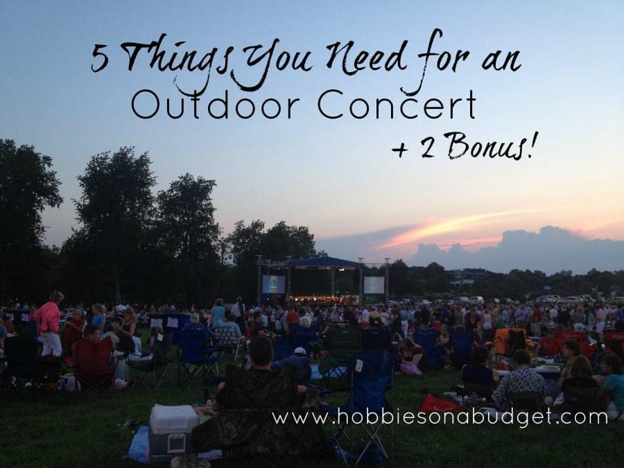 5 things outdoor concert