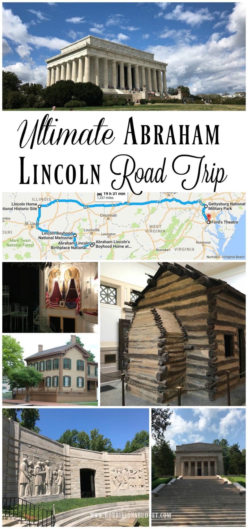 Ultimate abraham lincoln road trip